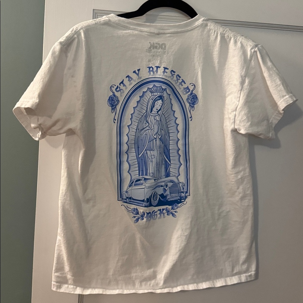 DGK Kids White and Blue Graphic Tee